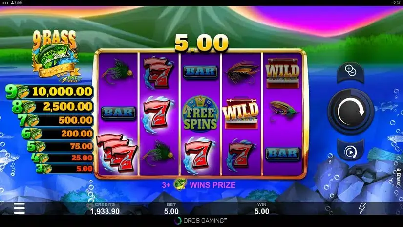 9 Bass slot screenshot 2
