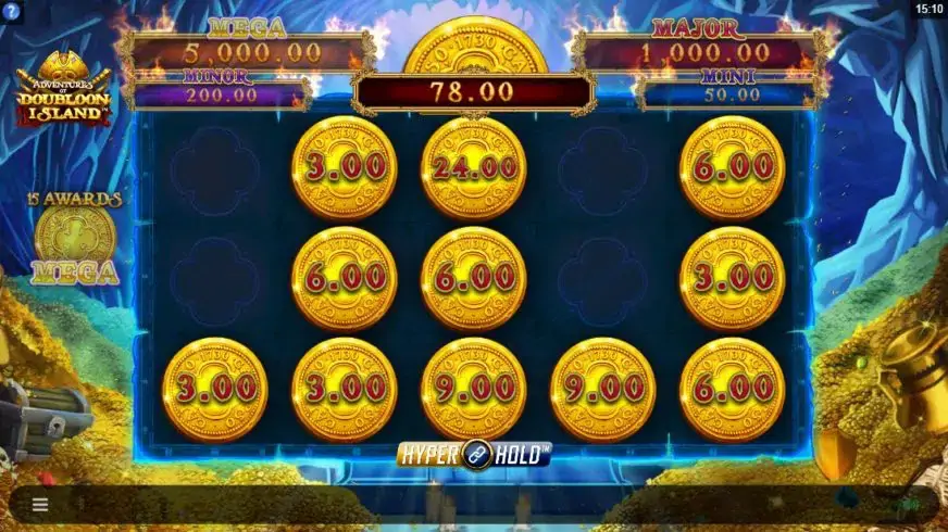Adventures of Doubloon Island slot screenshot 3