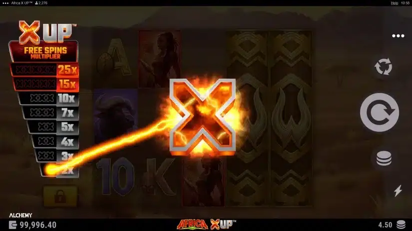 Africa X Up slot screenshot 3