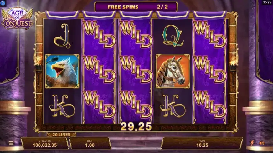 Age of Conquest slot screenshot 