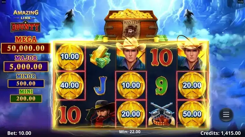Amazing Link Bounty slot screenshot 4