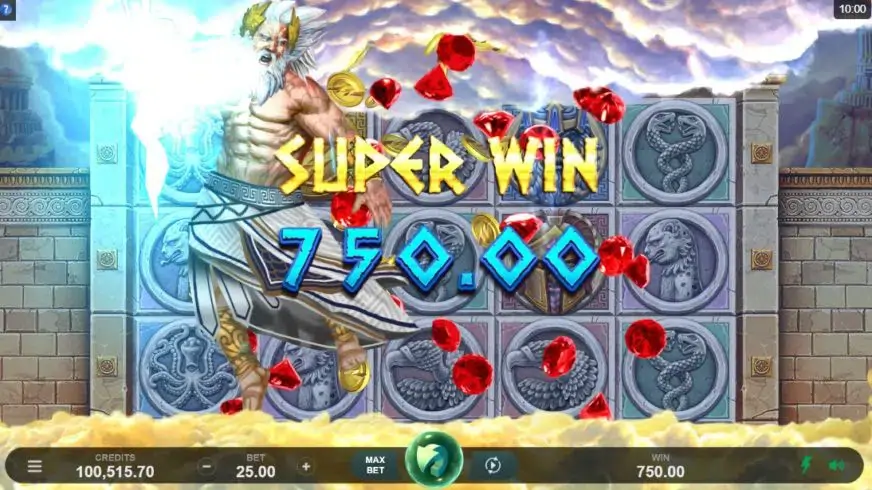 Ancient Fortunes: Zeus slot screenshot 6
