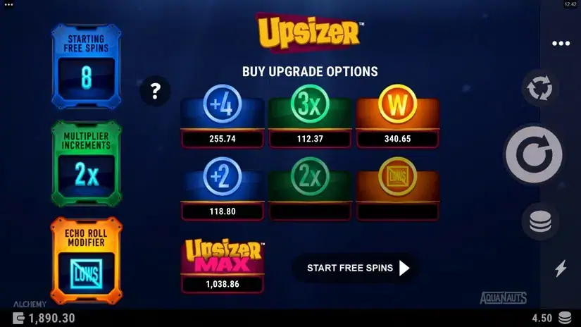 Aquanauts slot screenshot 6