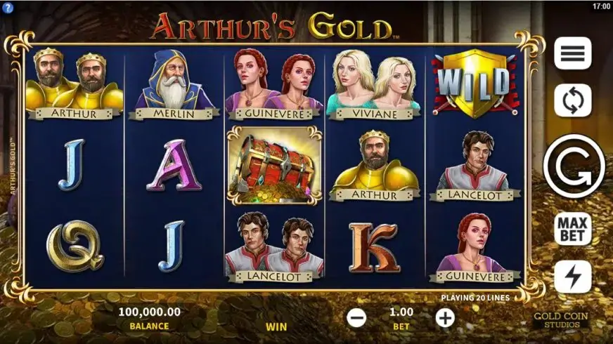 Arthur`s Gold slot screenshot 1
