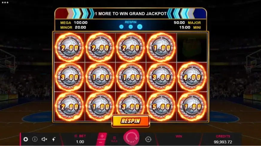 Basketball Star On Fire slot screenshot 3