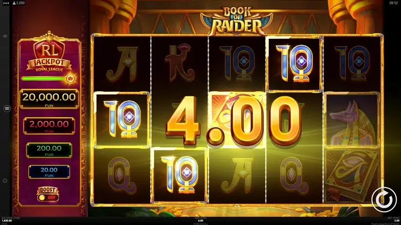 Book of Raider slot screenshot 2
