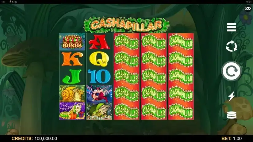 Cashapillar slot screenshot 1