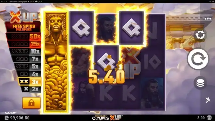 Chronicles of Olympus X UP slot screenshot 4