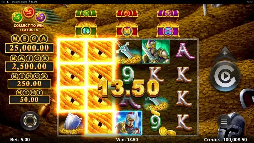 Dragon’s Cache slot screenshot 2