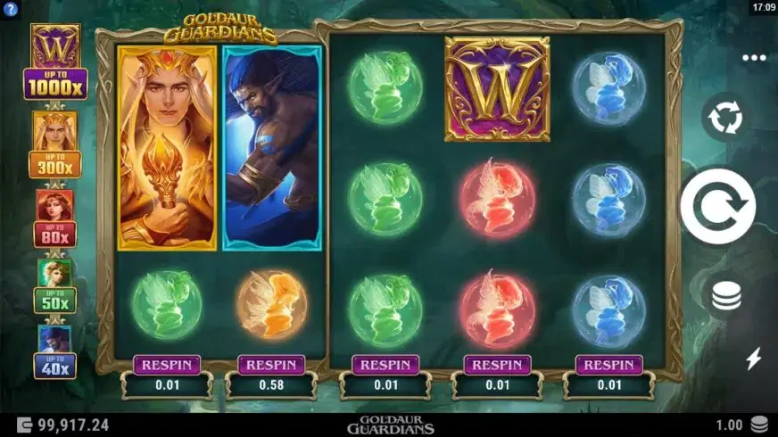 Goldaur Guardians slot screenshot 1