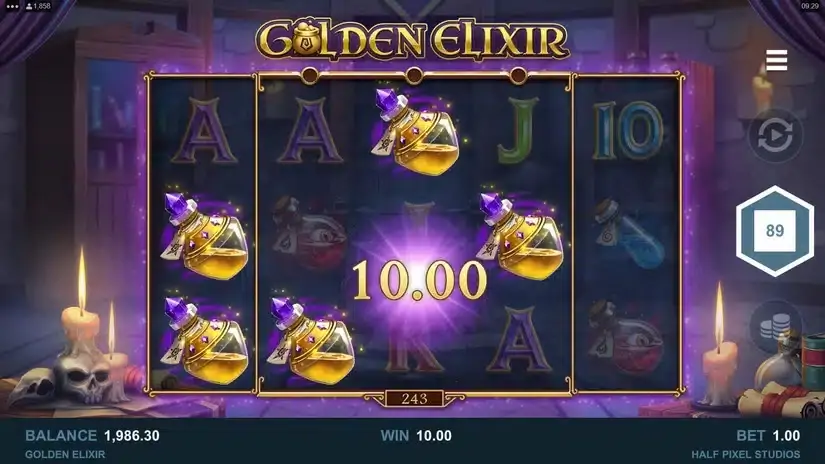 Golden Elixir slot screenshot 3