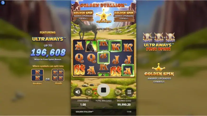 Golden Stallion slot screenshot 3