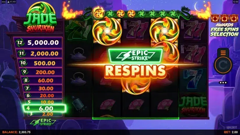 Jade Shuriken slot screenshot 4