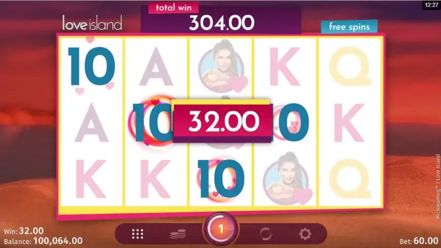 Love Island slot screenshot 6