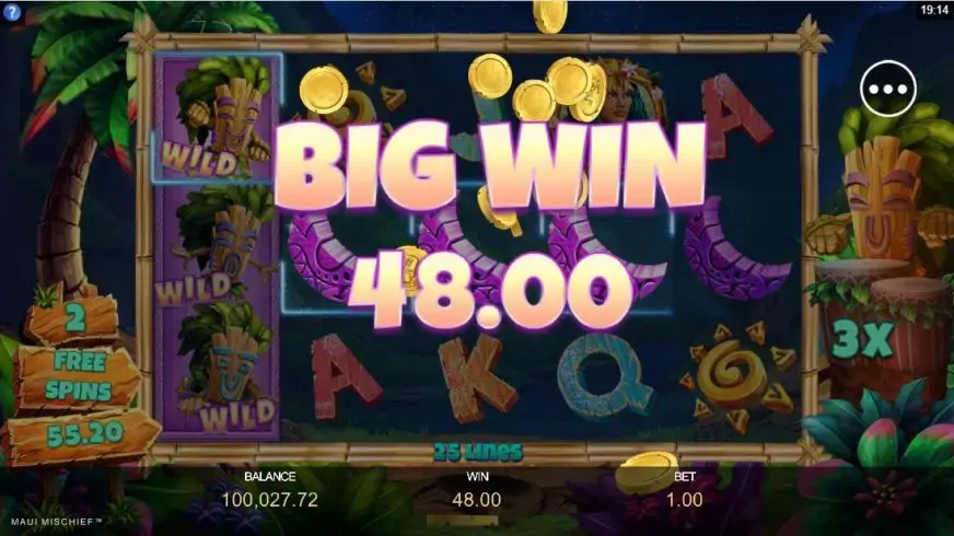 Maui Mischief slot screenshot 2