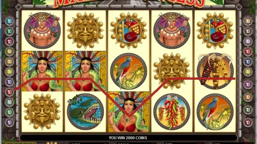 Mayan Princess slot screenshot 4