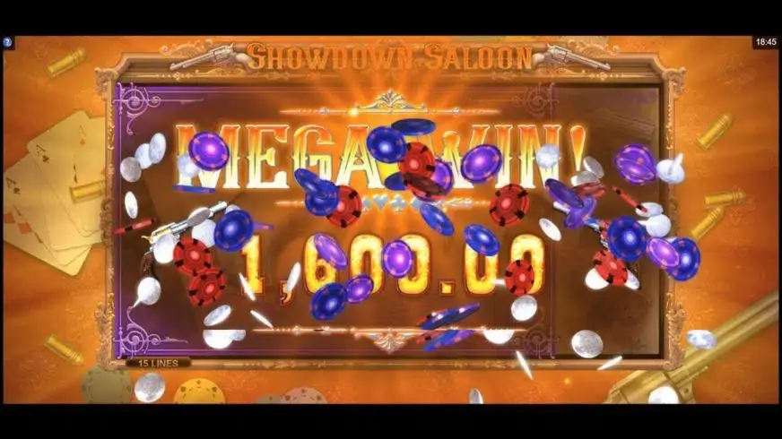 Showdown Saloon slot screenshot 4