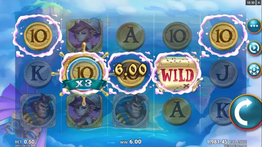 Treasure Skyland slot screenshot 4