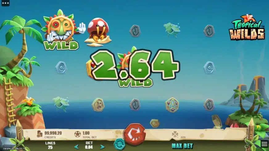 Tropical Wilds slot screenshot 2