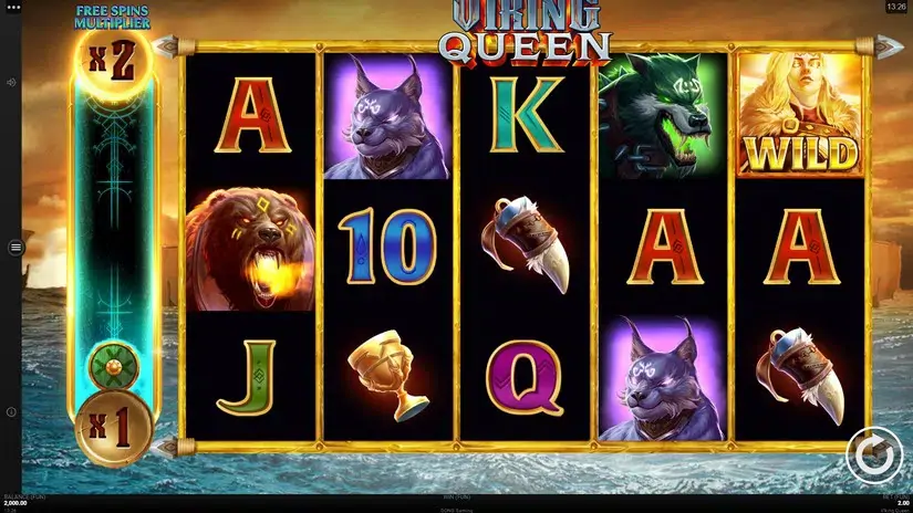 Viking Queen slot screenshot 1