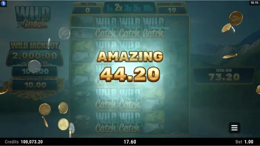 Wild Catch slot screenshot 