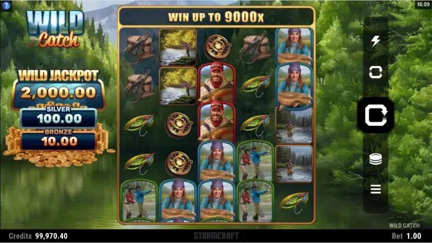 Wild Catch slot screenshot 