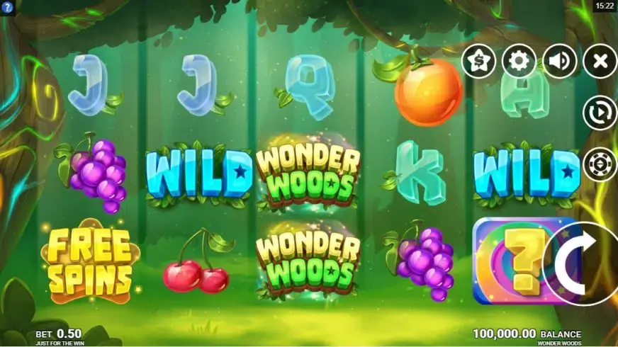 Wonder Woods slot screenshot 1