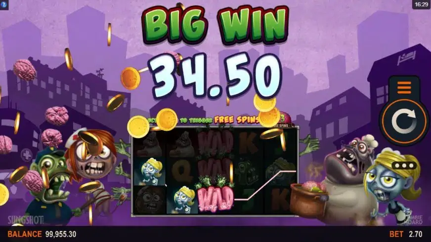 Zombie Hoard slot screenshot 4