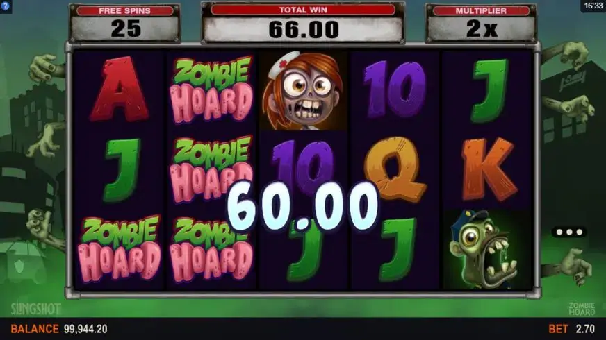 Zombie Hoard slot screenshot 6