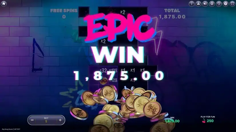 Big Bang Boom slot screenshot 