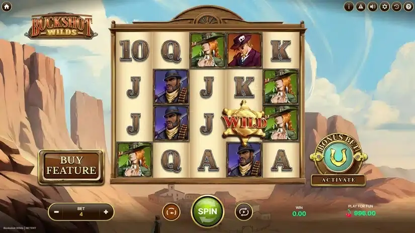 Buckshot Wilds slot screenshot 