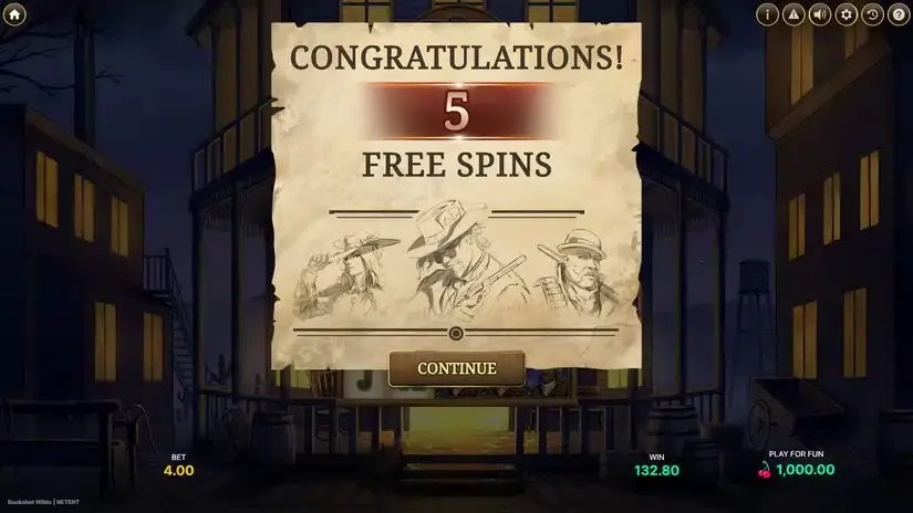 Buckshot Wilds slot screenshot 2