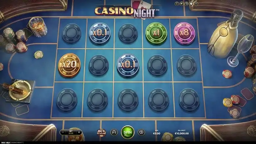Casino Night slot screenshot 