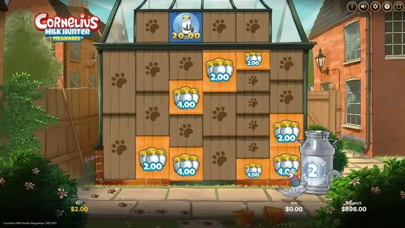 Cornelius Milk Hunter slot screenshot 4