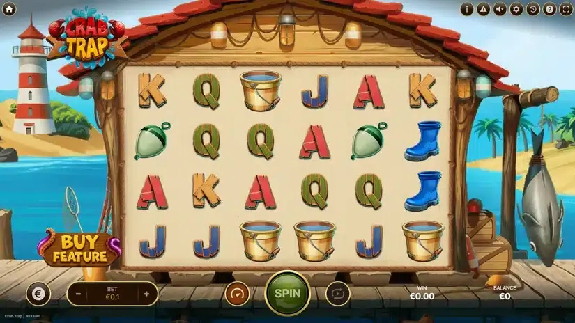 Crab Trap slot screenshot 