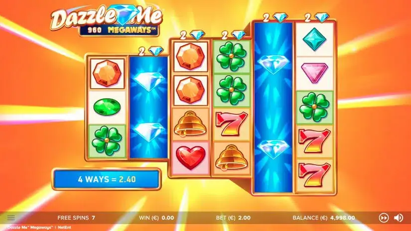 Dazzle Me Megaways slot screenshot 3