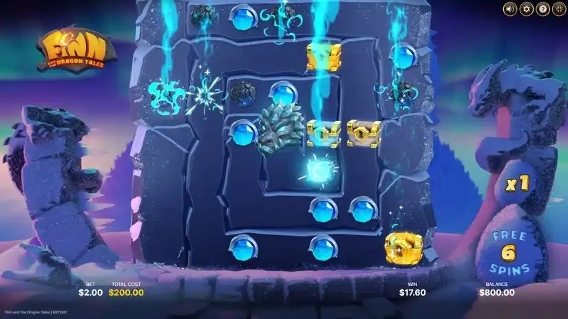Finn and the Dragon Tales slot screenshot 5