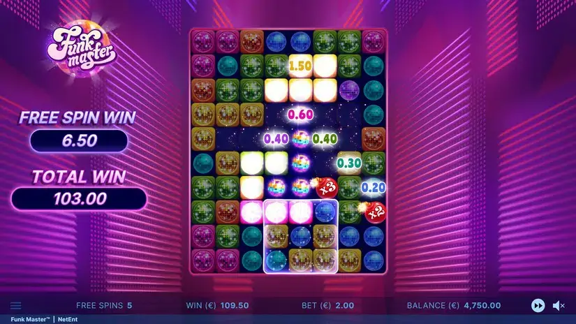 Funk Master slot screenshot 7