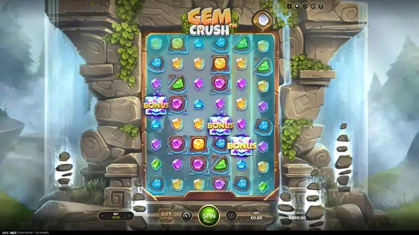 Gem Crush slot screenshot 2