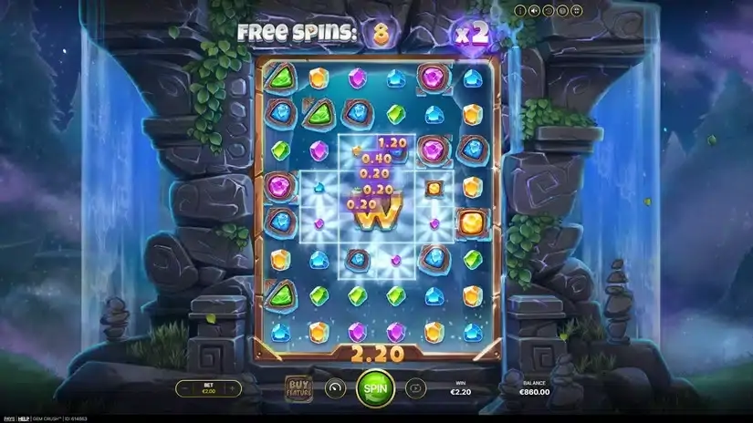 Gem Crush slot screenshot 5