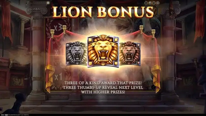 Gladiator Clash slot screenshot 3