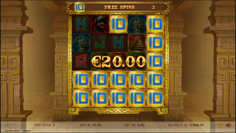 Gonzo’s Gold slot screenshot 5