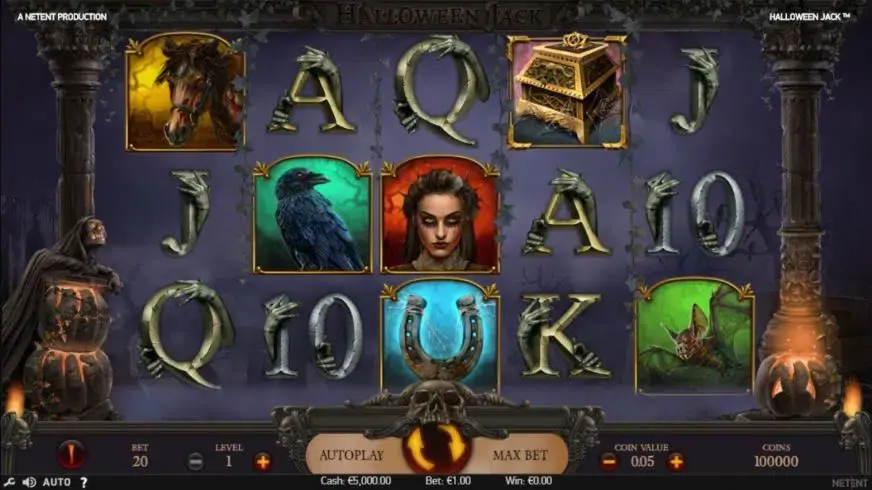 Halloween Jack slot screenshot 