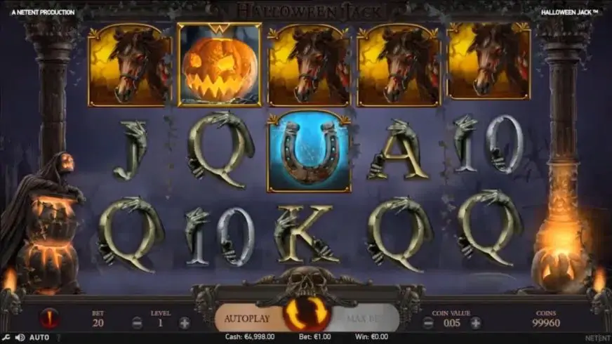 Halloween Jack slot screenshot 2