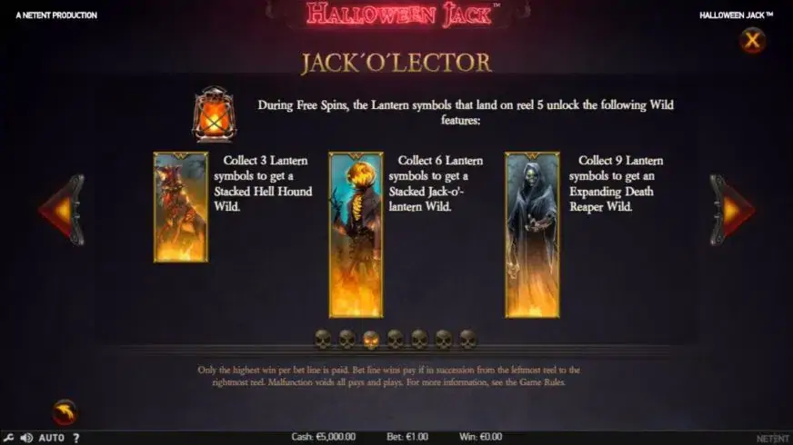 Halloween Jack slot screenshot 4