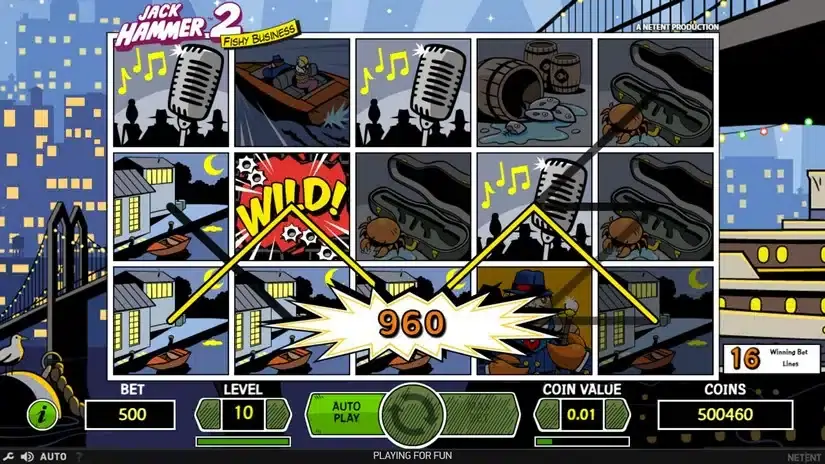 Jack Hammer 2 slot screenshot 3