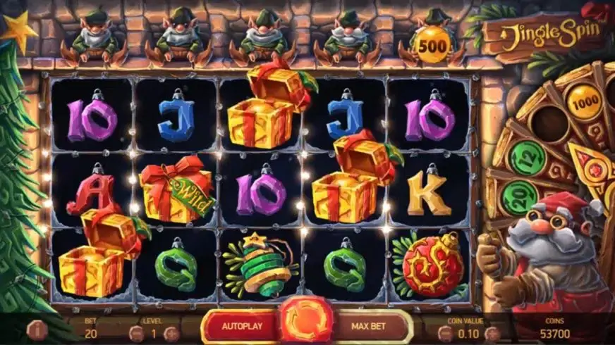 Jingle Spin slot screenshot 3