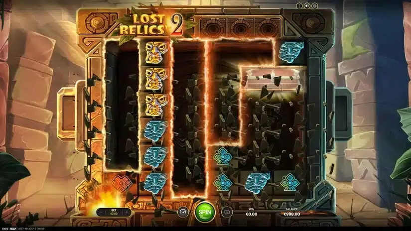 Lost Relics 2 slot screenshot 2