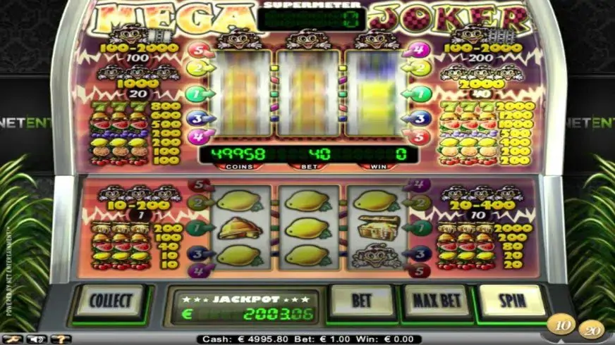Mega Joker slot screenshot 1