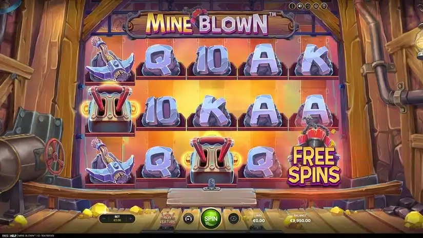 Mine Blown slot screenshot 2
